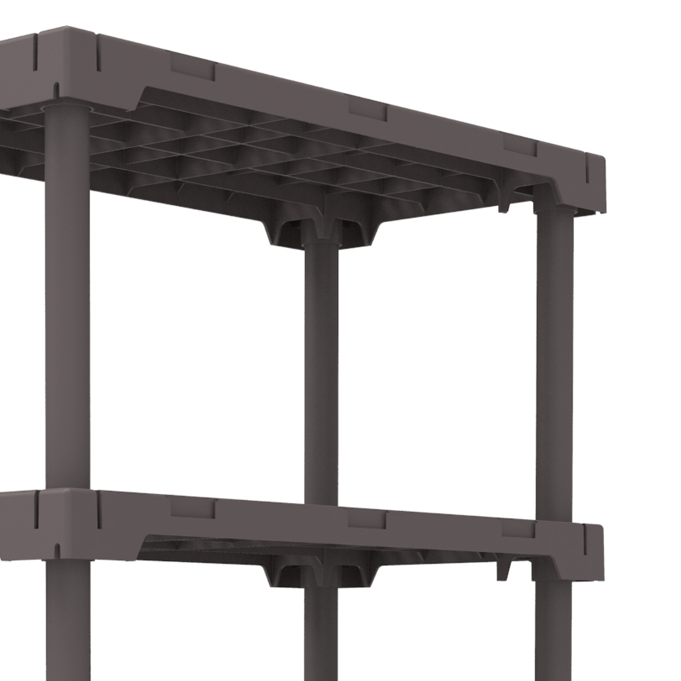 Estante Cube Cinza Mushroom (127x82 cm)