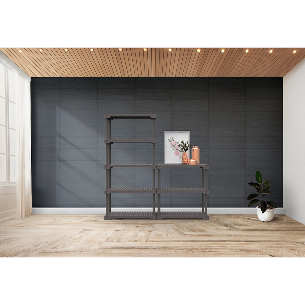 Estante Cube Cinza Mushroom (167x82 cm)