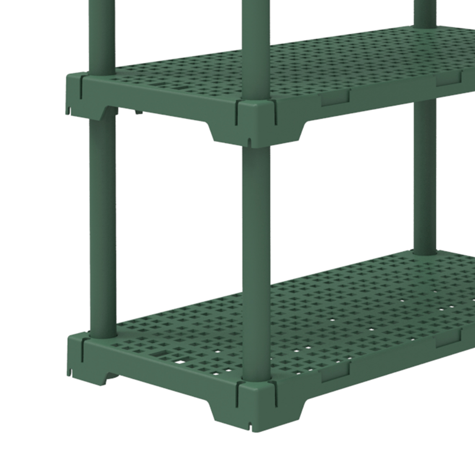 Estante Cube Verde Alecrim (167x82 cm)