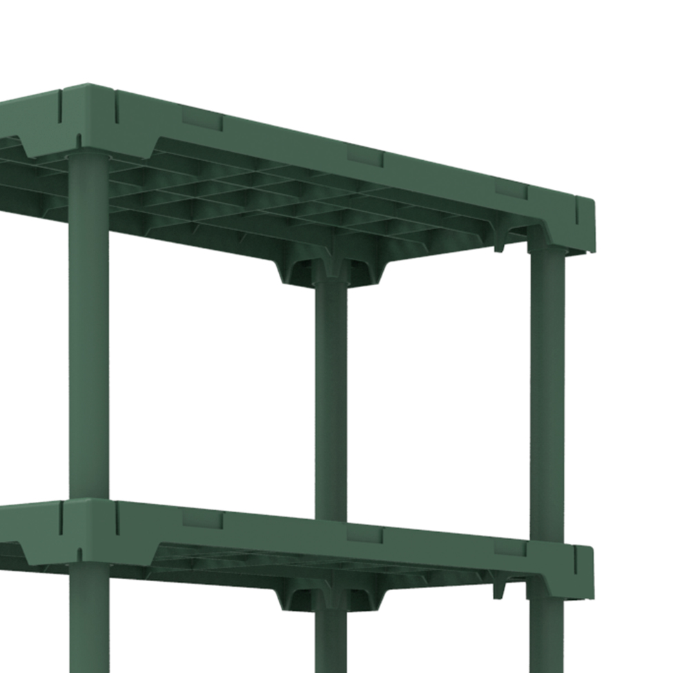 Estante Cube Verde Alecrim (167x82 cm)