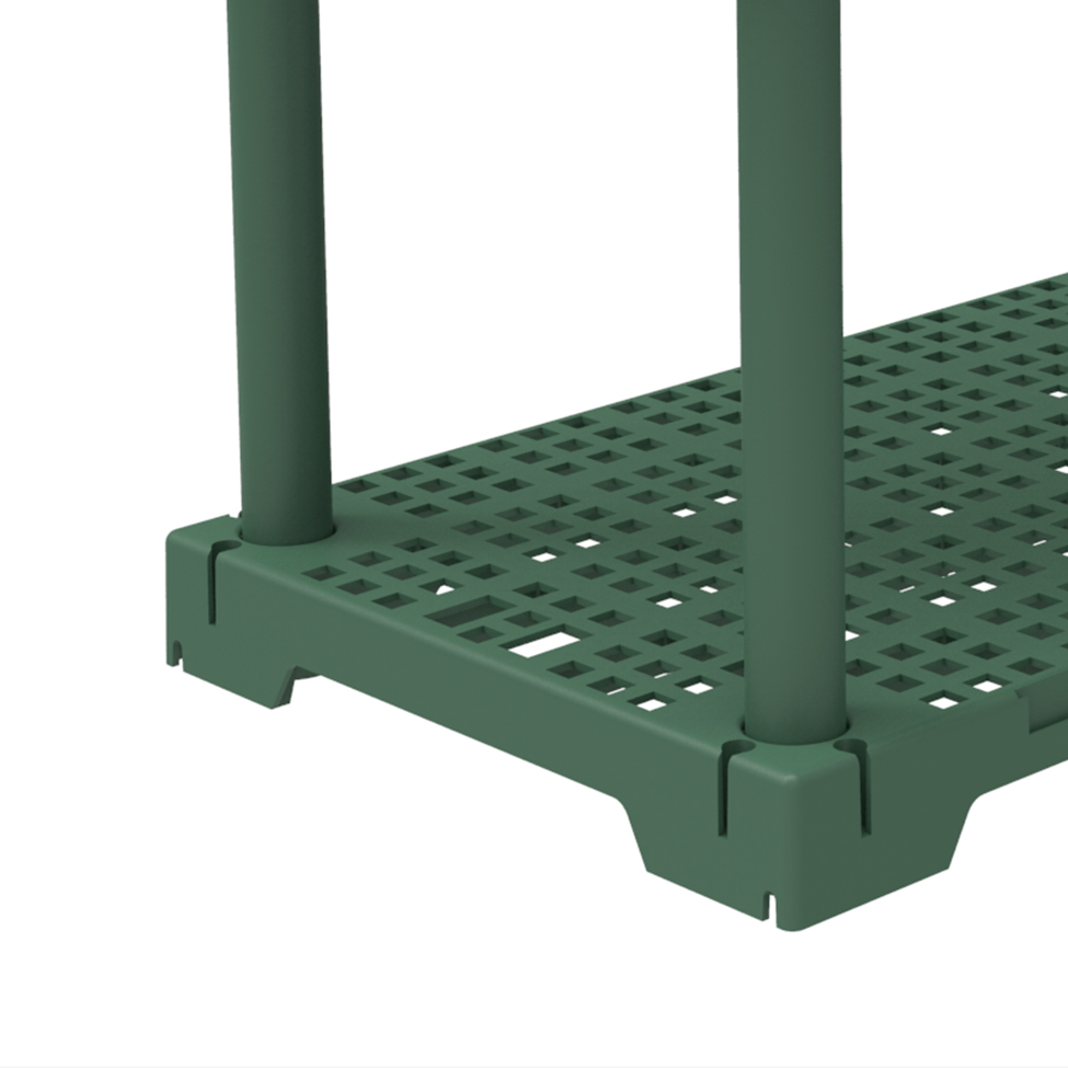 Estante Cube Verde Alecrim (87x82 cm)