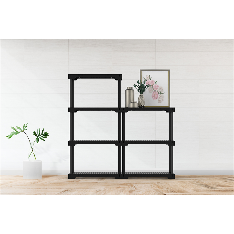 Estante Poly Preta (127x75 cm)