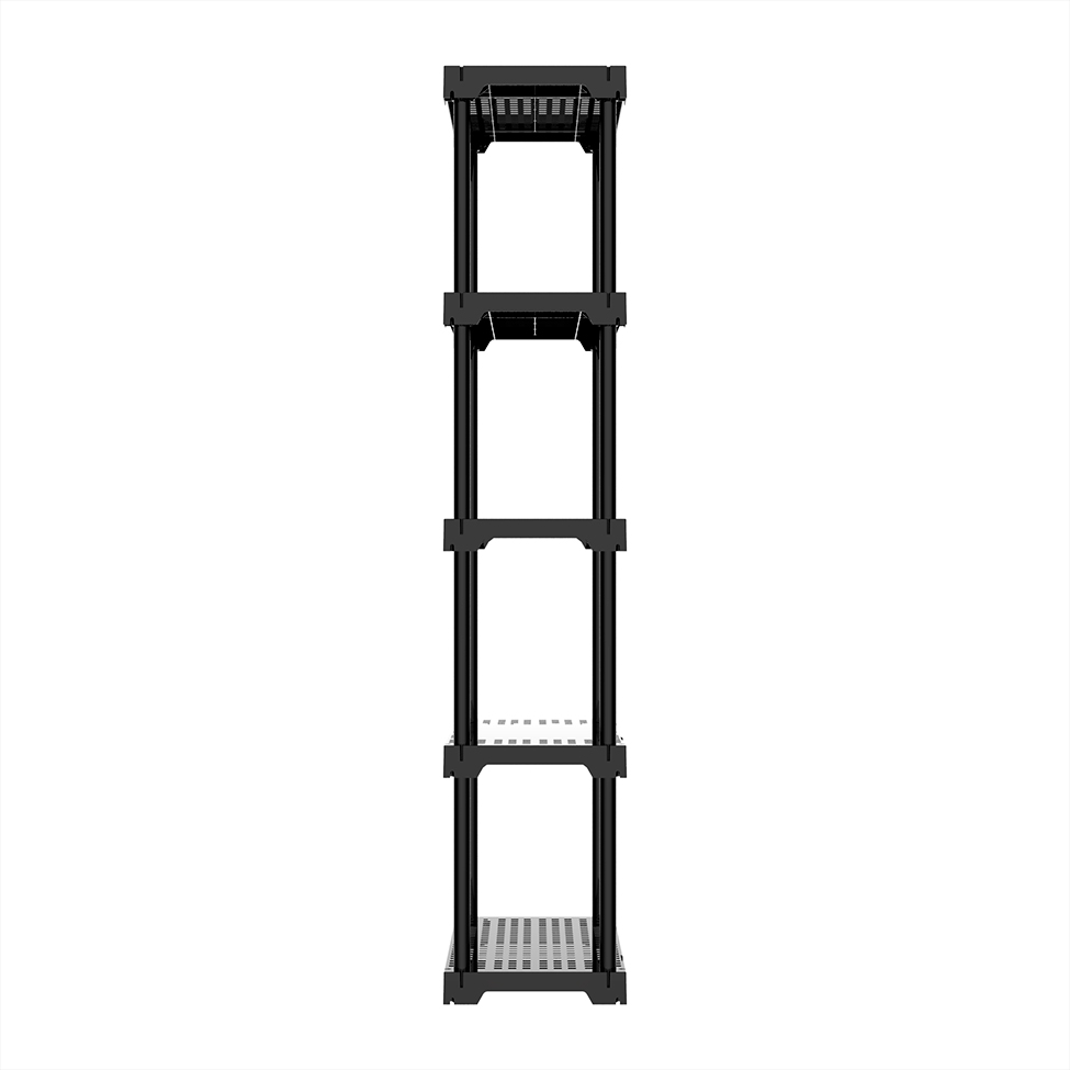 Estante Poly Preta (167x75 cm)