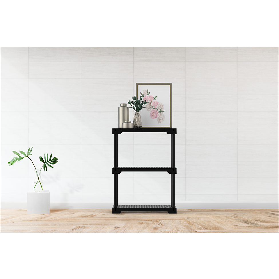 Estante Poly Preta (87x75 cm)