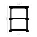 Estante Poly Preta (87x75 cm)