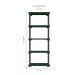 Estante Poly Verde Alecrim (167x70 cm)