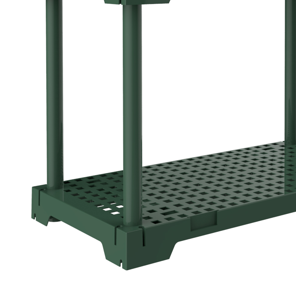 Estante Poly Verde Alecrim (87x70 cm)