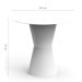 Mesa Lateral Redonda Dub Branca
