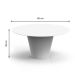 Mesa de Centro Fluo Branco