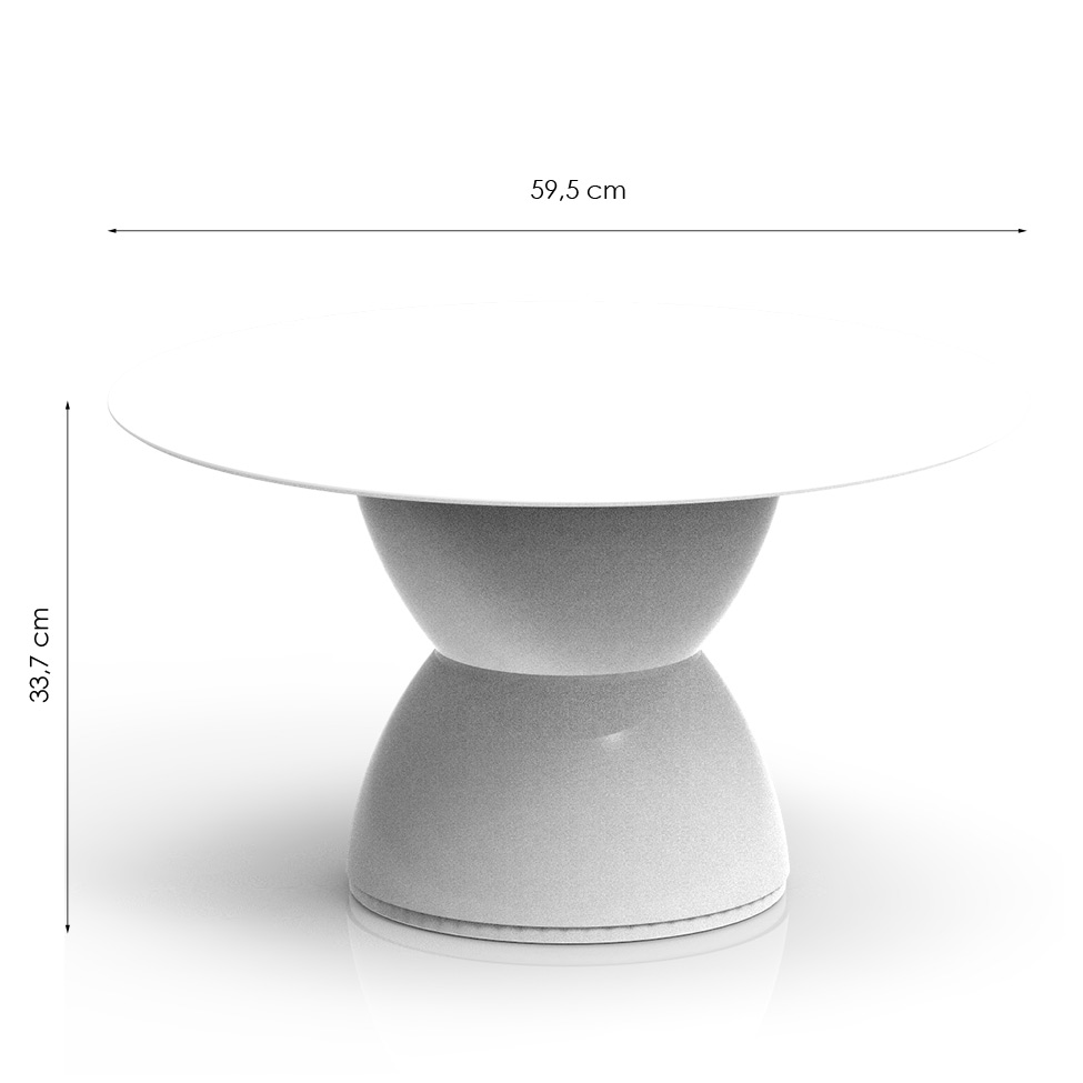 Mesa de Centro Hydro Branco