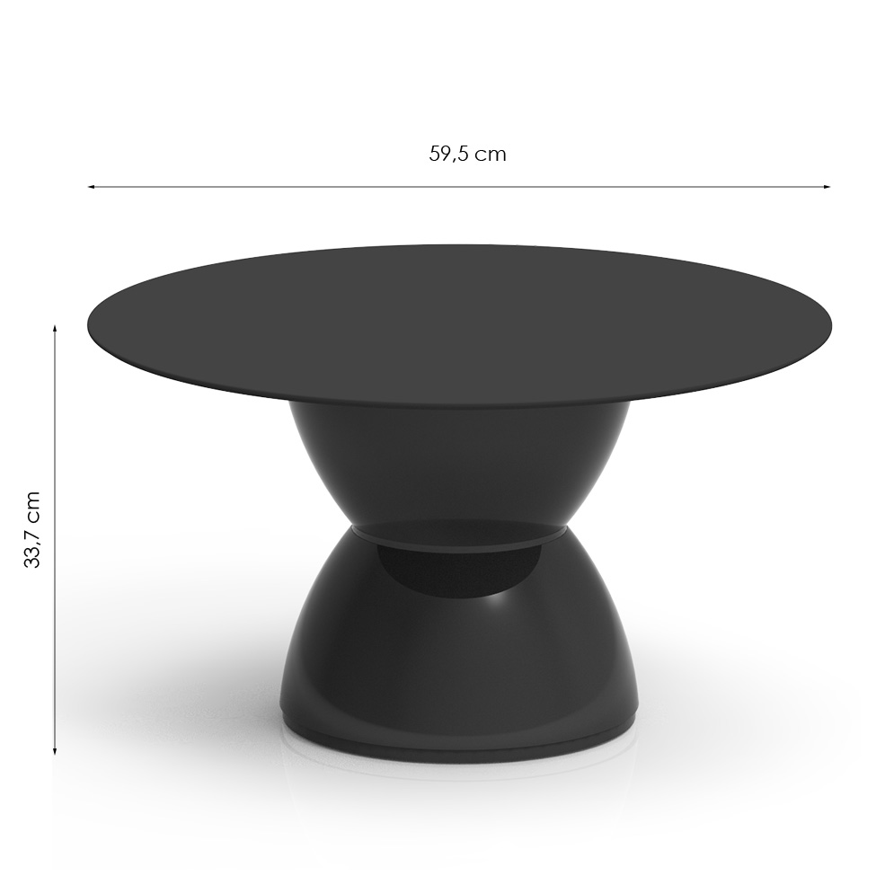 Mesa de Centro Hydro Preto