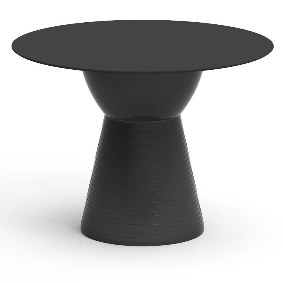 Mesa de Centro Redonda Sili Preta
