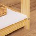 Arara Cabideiro Infantil Madeira Guarda Roupas Montessoriana Sally Natural Branco