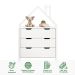 Cômoda Infantil Branco Montessori Madeira 3 Gavetas Elano