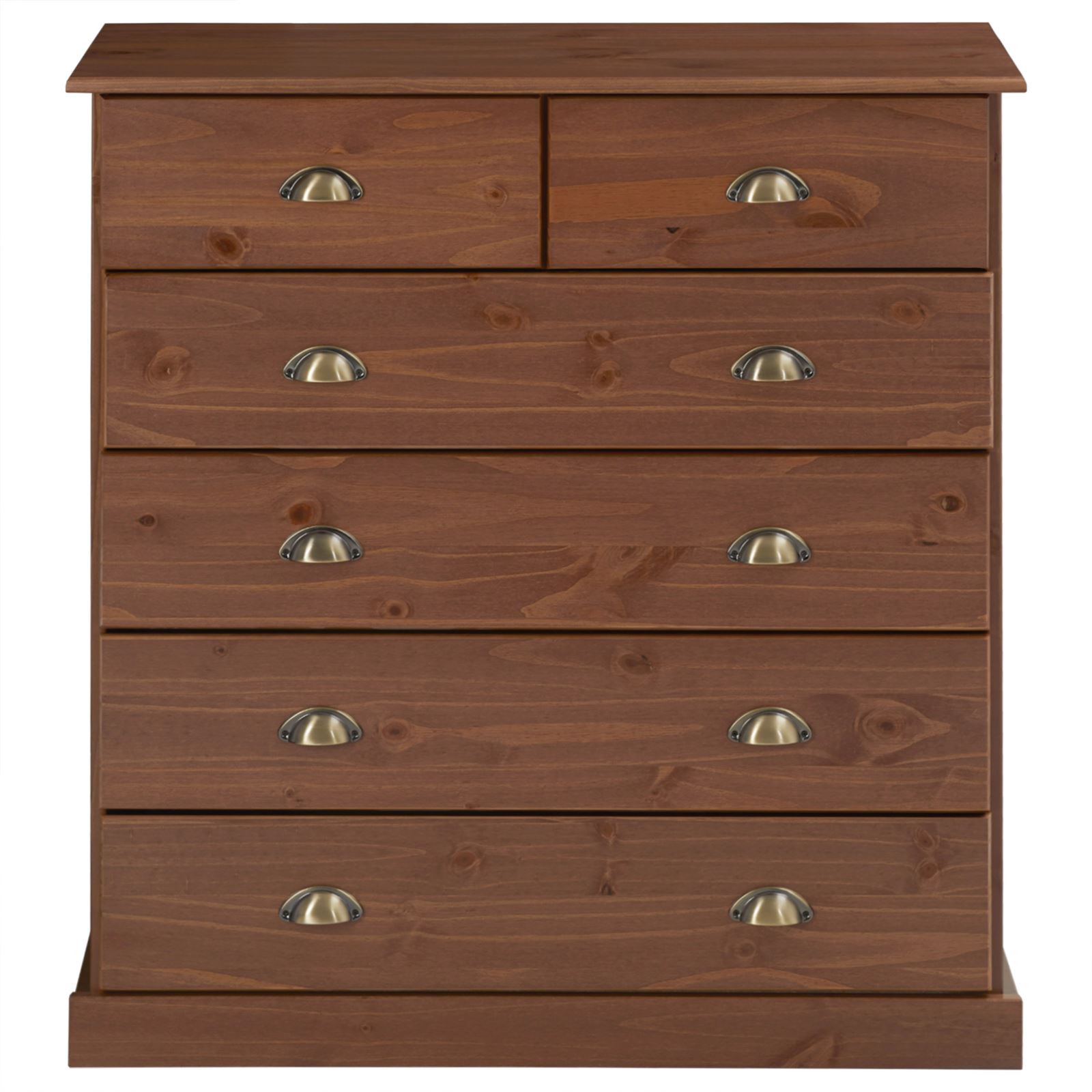 Cômoda Organizadora Madeira 6 Gavetas Paris Castanho