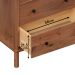 Cômoda para Quarto Madeira 6 Gavetas Moderna Apoana Castanho