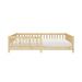 Cama  Montessori Casal Infantil Grade Madeira Chão Natural Eva