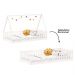 Cama Infantil Madeira Branco Grade Montessori Casinha de Chão Nicolas