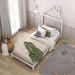 Cama Infantil Montessoriana de Madeira Maciça Liz Branco