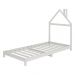 Cama Infantil Montessoriana de Madeira Maciça Liz Branco