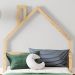 Cama Infantil Solteiro Madeira Montessoriana de Chão Eloa Natural