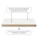 Cama Montessoriana Infantil Branco Grades de Proteção Lateral Gustavo