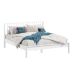Cama Queen Casal de Madeira Maciça Moderna Apoana Branco