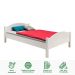 Cama Solteirão Madeira Maciça  com Estrado Flims