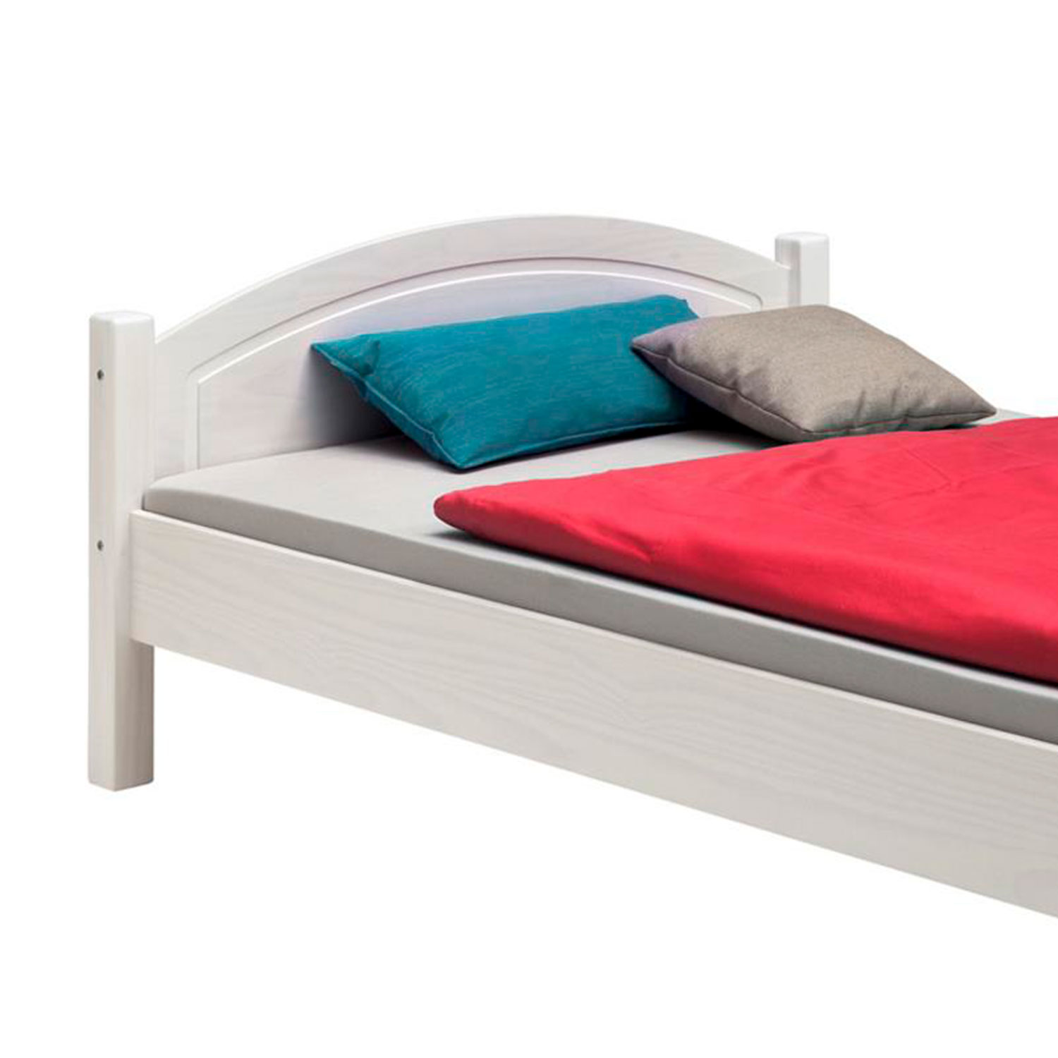 Cama Solteirão Madeira Maciça  com Estrado Flims