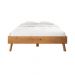 Cama de Madeira Casal Futon Baixa Moderna Freijó Karri