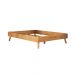 Cama de Madeira Casal Futon Baixa Moderna Freijó Karri