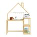 Escrivaninha Infantil Montessori Madeira 3 Prateleiras Nivia Natural