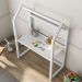 Escrivaninha Infantil Tampo Regulável Montessoriana Madeira Branco Tina