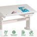 Escrivaninha Madeira 1 Gaveta Desenho Flexi Branco