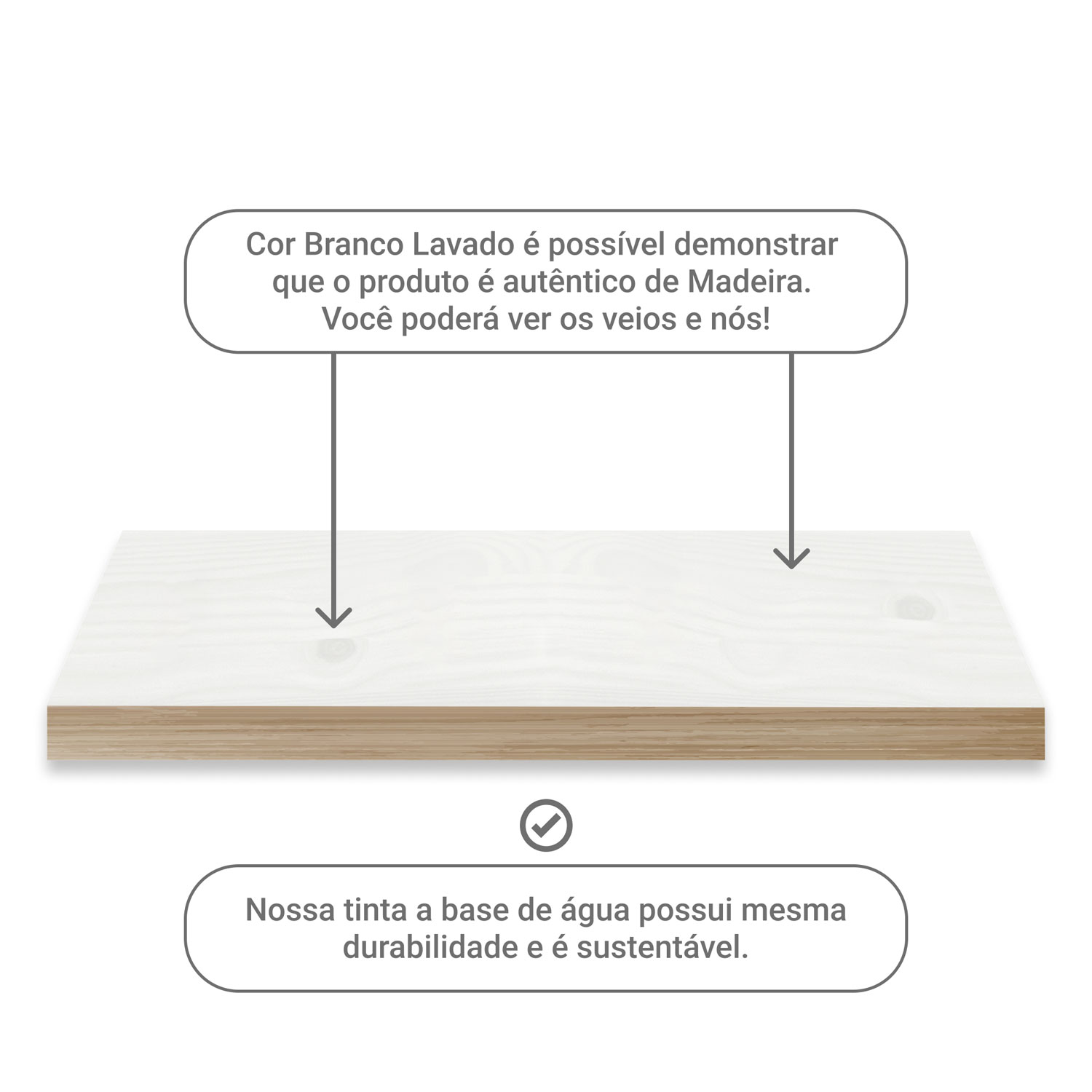 Escrivaninha Madeira 1 Gaveta Desenho Flexi Branco