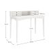 Escrivaninha para Quarto Retro Madeira 4 Gavetas Milano Branco