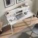 Escrivaninha para Quarto Retro Madeira 4 Gavetas Milano Branco
