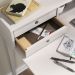 Escrivaninha para Quarto Retro Madeira 4 Gavetas Milano Branco