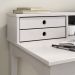 Escrivaninha para Quarto Retro Madeira 4 Gavetas Milano Branco