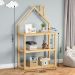 Estante Infantil Organizadora 3 Prateleiras Madeira Montessori Natural Lenise