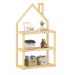 Estante Infantil Organizadora 3 Prateleiras Madeira Montessori Natural Lenise
