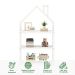 Estante Multiuso Infantil Branco 3 Prateleiras Madeira Montessori Lenise