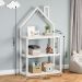 Estante Multiuso Infantil Branco 3 Prateleiras Madeira Montessori Lenise