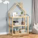 Estante Multiuso Quarto Infantil 3 Prateleiras Montessori Natural Branco Lenise