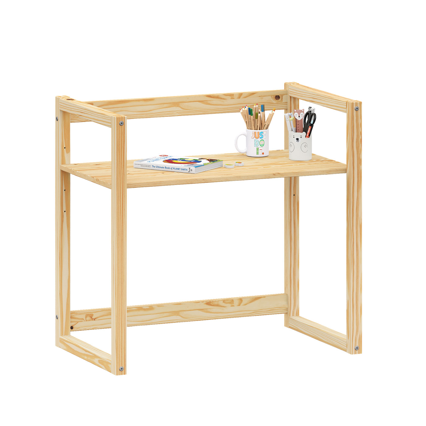 Mesa Desenho Infantil de Brincar Madeira Montessori Suza Natural