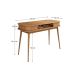 Mesa Escritório Madeira Escrivaninha Compacta Jari Moderna Rolltop Freijó