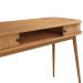 Mesa Escritório Madeira Escrivaninha Compacta Jari Moderna Rolltop Freijó