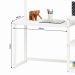 Mesa Escrivaninha Branco Infantil Madeira Montessori 3 Prateleiras Nivia