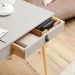 Mesa Escrivaninha Retro Madeira 2 Gavetas Wanda