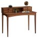 Mesa Escrivaninha Retro Madeira 4 Gavetas 1 Nicho Milano Castanho